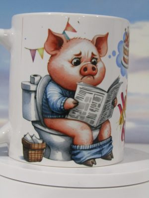 Mugs Anniversaire, cochon drôle ACo_2025_01