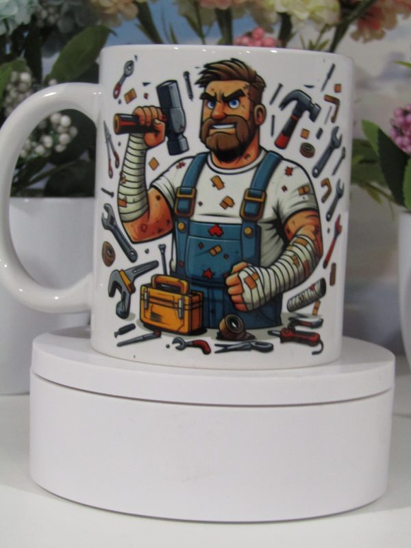 Mugs fête des Pères, Papa bricoleur, meilleur papa du monde ! MPB_2025_01