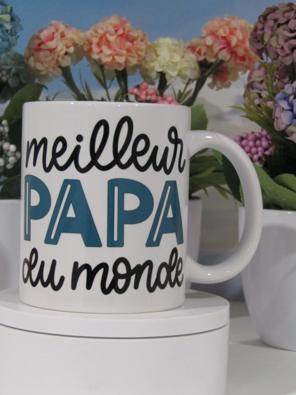 Mugs fête des Pères, Papa bricoleur, meilleur papa du monde ! MPB_2025_01 – Image 2
