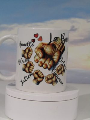 Mugs fête des Pères, bonne fêtes des pères, la bande a papa, version 2 ! MBPMains_2025_02