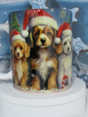 Mugs 3 Chiens bonnet rouge ! Noël_3D_2025_01